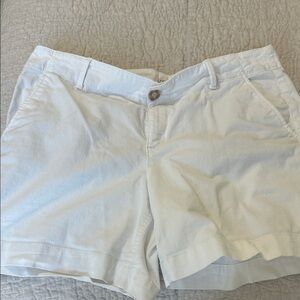LOFT White Casual Bermuda Shorts